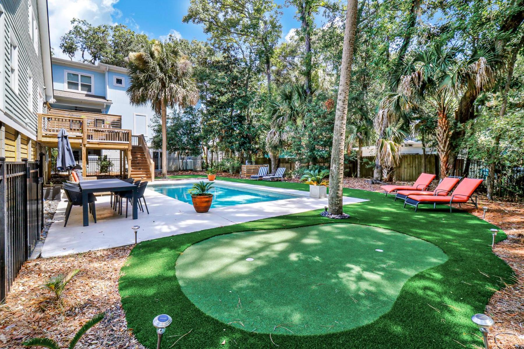 Вилла 9 Flamingo Street Хилтон-Хед-Айленд Экстерьер фото
