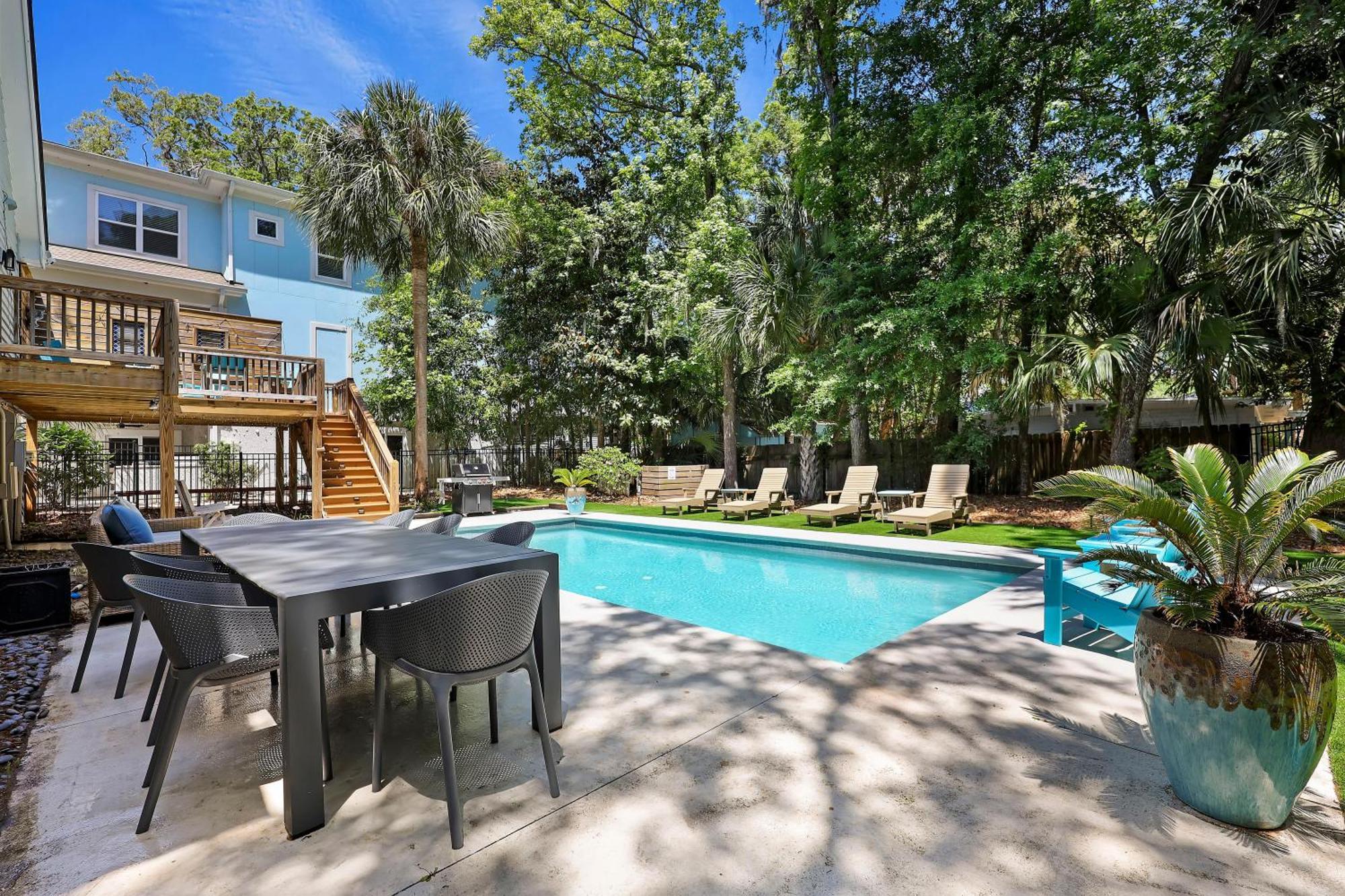 Вилла 9 Flamingo Street Хилтон-Хед-Айленд Экстерьер фото